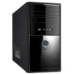 Комп'ютерний корпус DELUX MK260 450W 120mm MATX Чорний UA