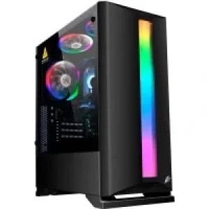 Комп'ютерний корпус 1STPLAYER Rainbow R6-R1 Color LED Black без БЖ UA