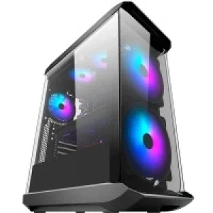 Комп'ютерний корпус 1STPLAYER X8 RGB LED Black без БЖ UA