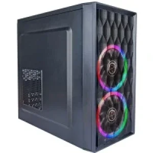 Компьютерний корпус 1STPLAYER D8-M-R1 Color LED Black без БП UA