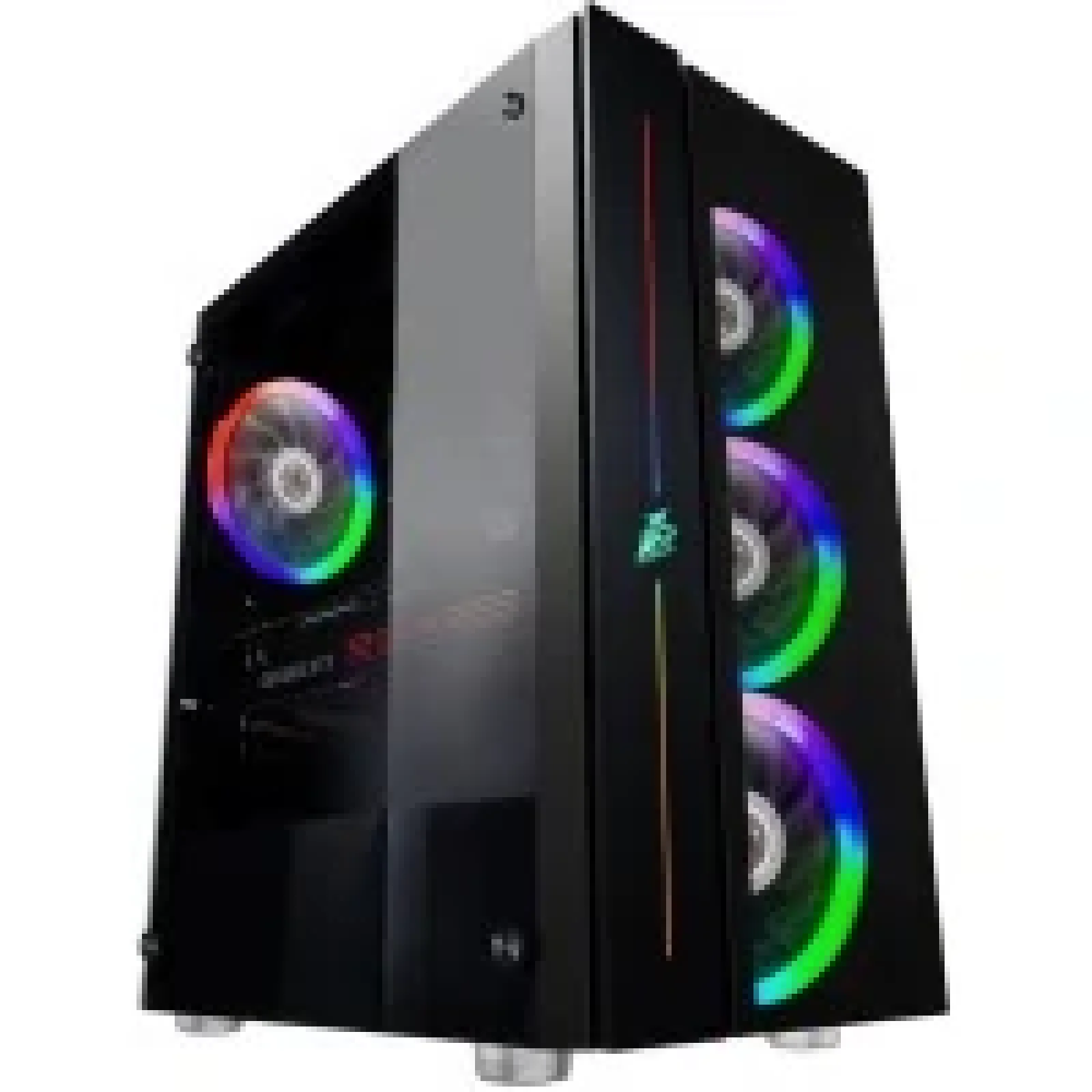 Комп'ютерний корпус 1STPLAYER B7-R1 Color LED Black без БЖ UA