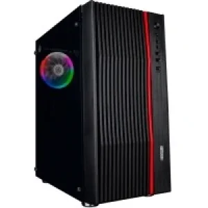 Комп'ютерний корпус 1STPLAYER F5-R1 Color LED Black без БЖ UA