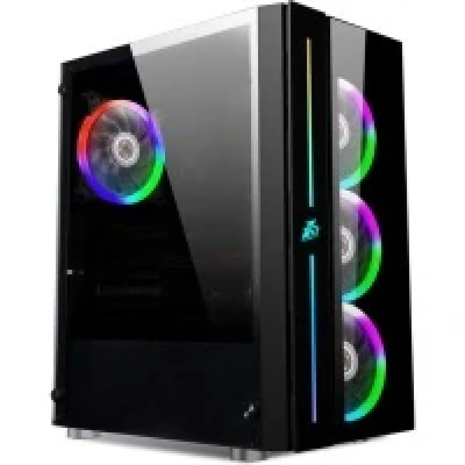 Комп'ютерний корпус 1STPLAYER B7-A-R1 Color LED BlackбезБЖ UA