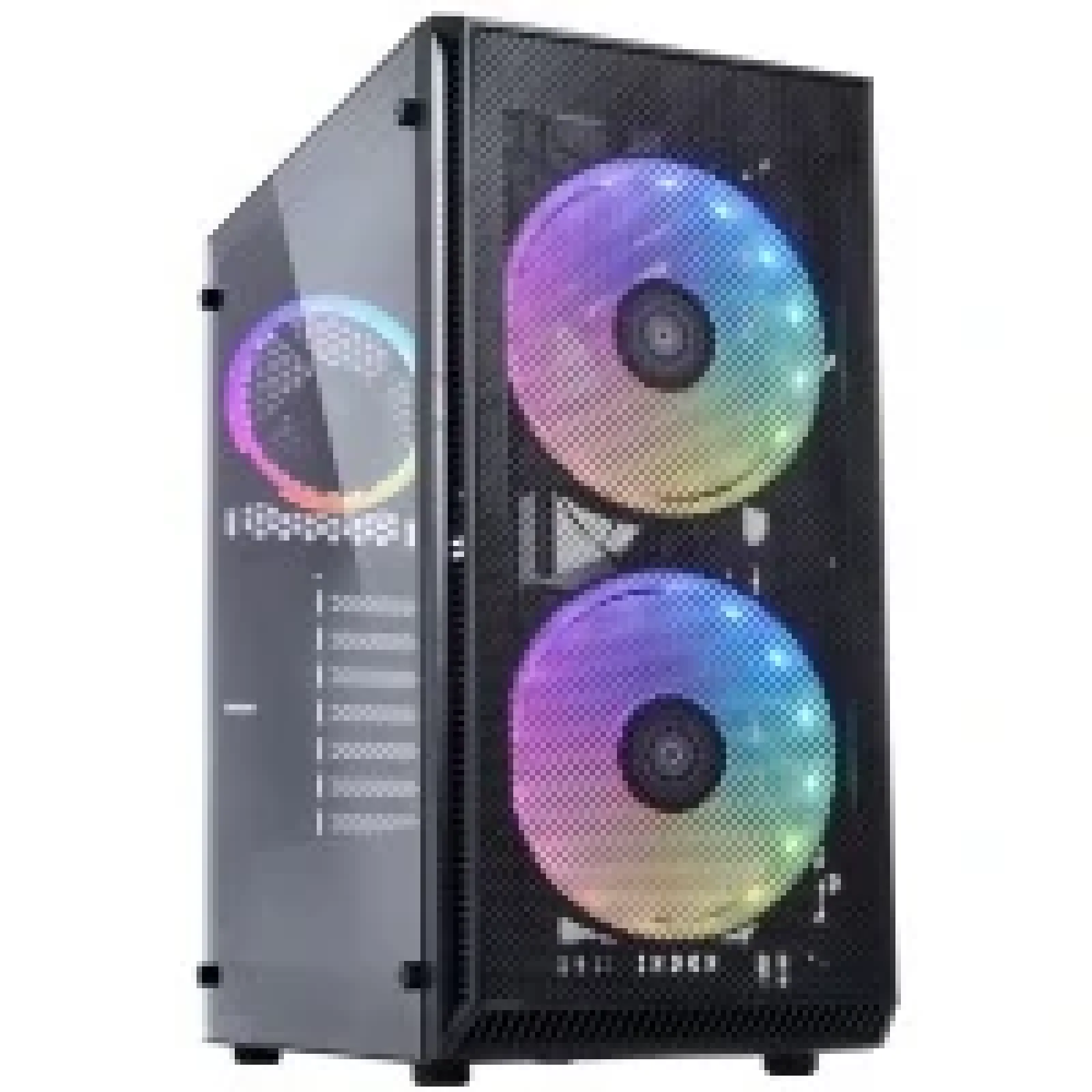 Комп'ютерний корпус QUBE Neptune без БЖ Чорний UA