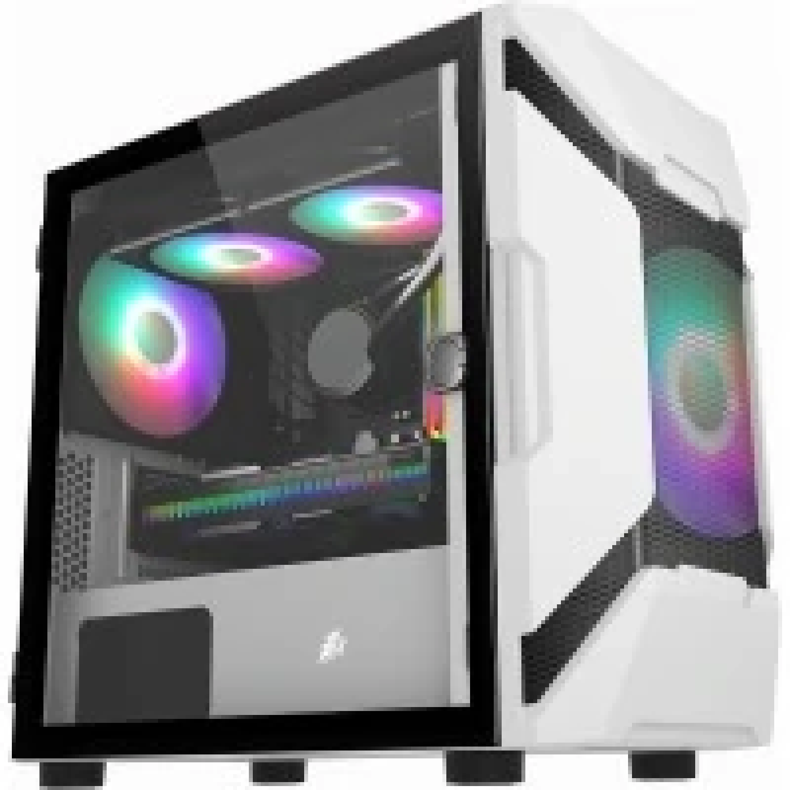 Комп'ютерний корпус 1STPLAYER D3-A-G7-MAX-WH White без БЖ UA