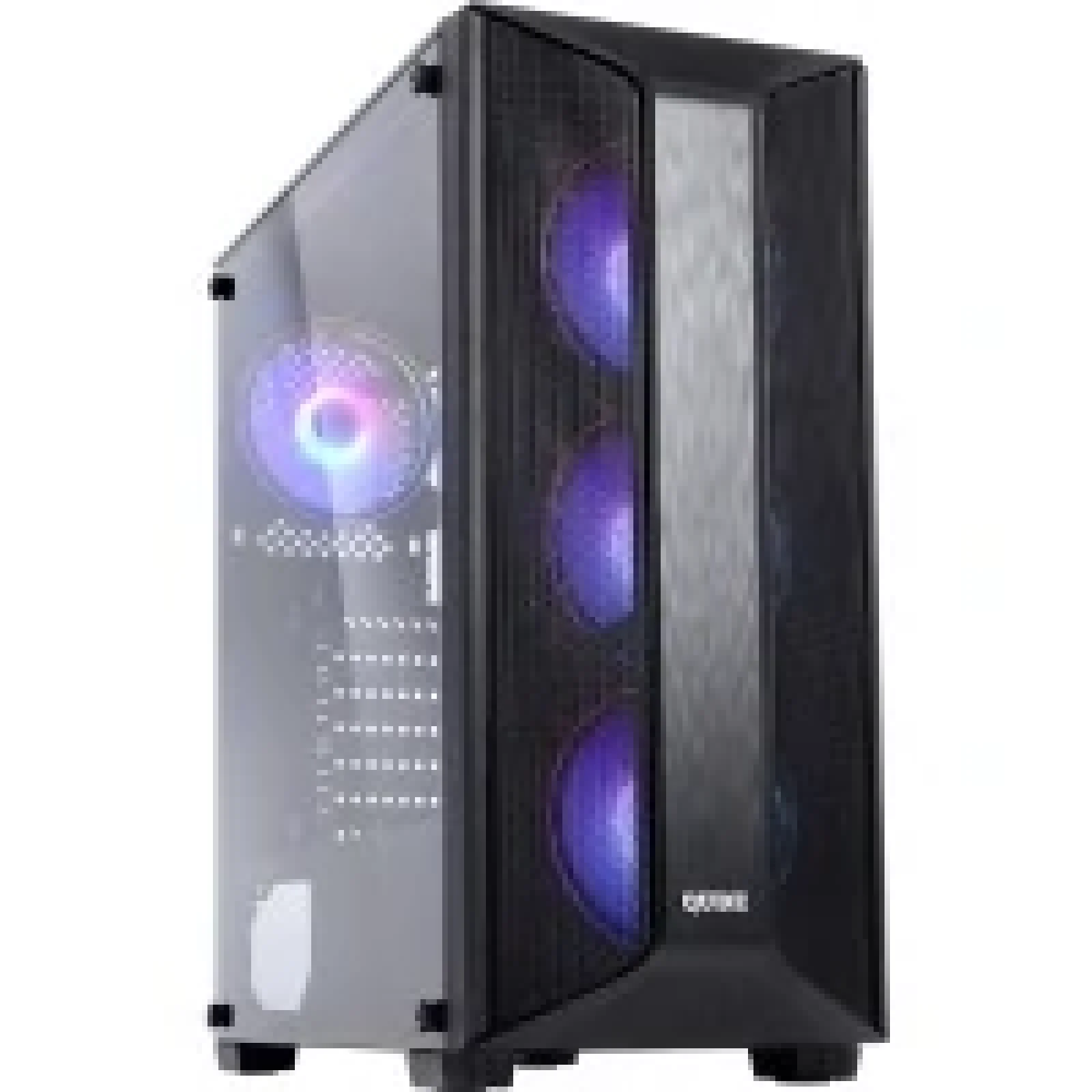 Компьютерний корпус QUBE без БП RHINO Black UA
