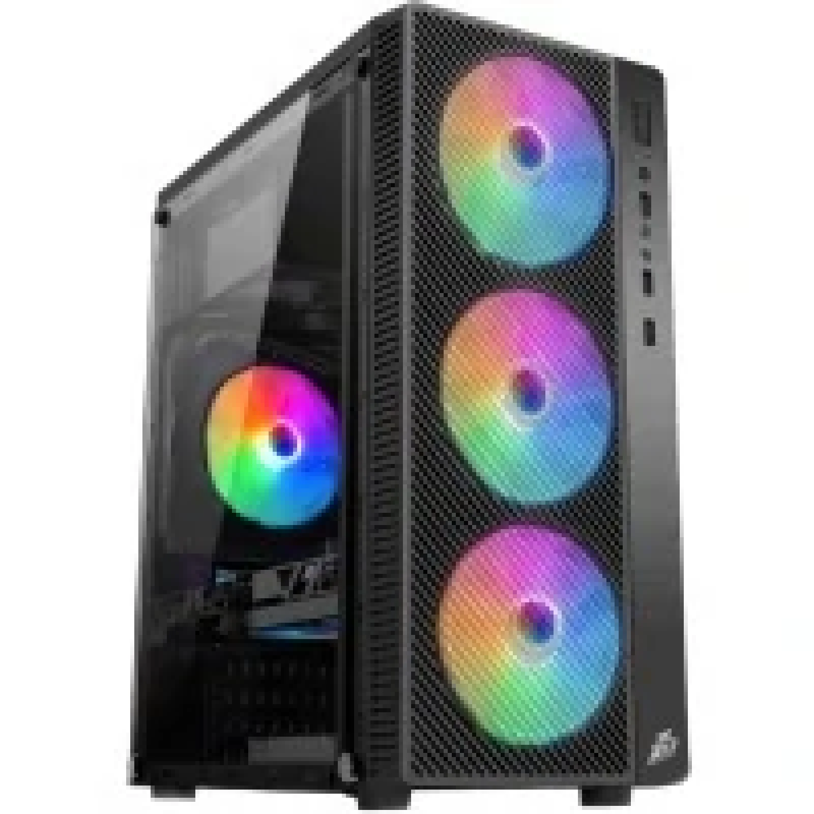 Комп'ютерний корпус 1STPLAYER A7-500BS-G6 Black 500W UA
