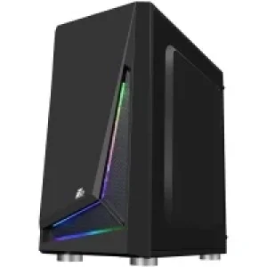 Комп'ютерний корпус 1STPLAYER R2-1R1 Color LED Black без БЖ UA