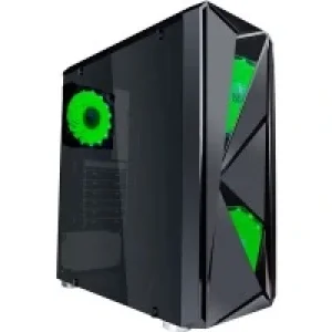 Компьютерний корпус 1STPLAYER F4-3A1-15LED Green без БП UA