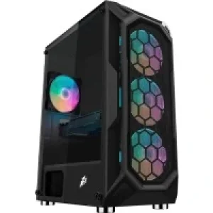 Комп'ютерний корпус 1STPLAYER X6-3G6P-1G6 Blackбез БЖ UA