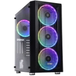 Комп'ютерний корпус QUBE GUARD ARGB Чорний (GUARD_WH86ARGB) UA