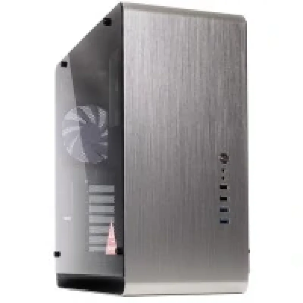 Комп'ютерний корпус QUBE HAWK Сріблястий (QBX4A_WSNU3) UA