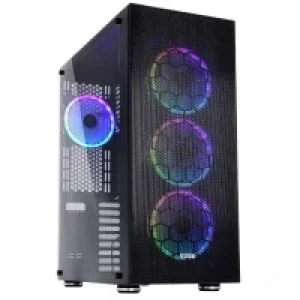 Комп'ютерний корпус QUBE TITAN ARGB Чорний (TITAN_AJ88ARGB) UA