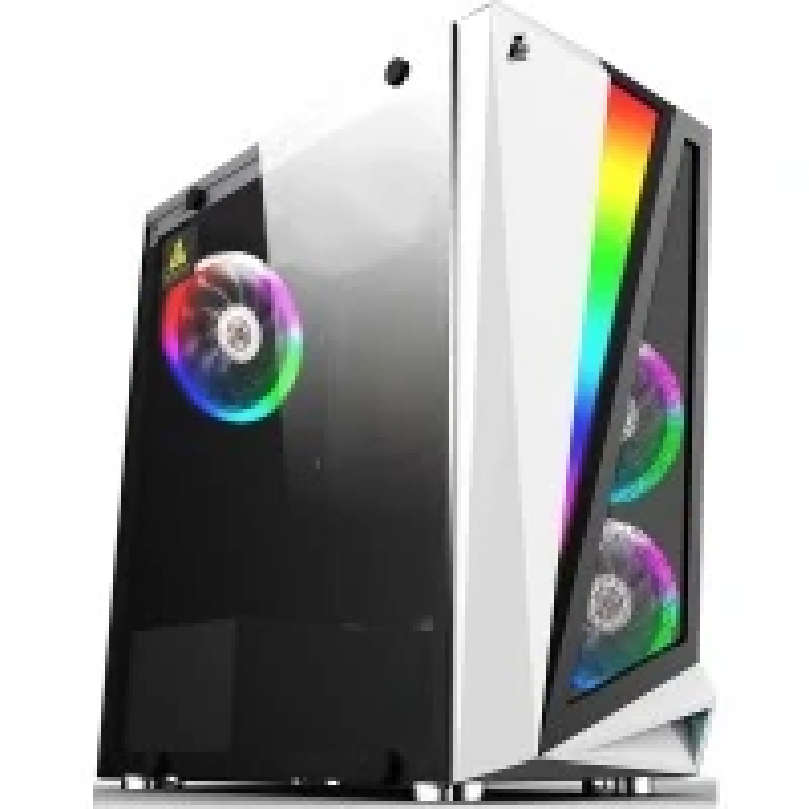 Комп'ютерний корпус 1STPLAYER R5-3R1-WH Color LED White без БЖ UA
