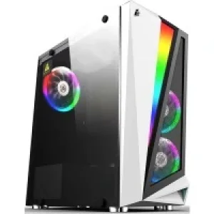 Комп'ютерний корпус 1STPLAYER R5-3R1-WH Color LED White без БЖ UA