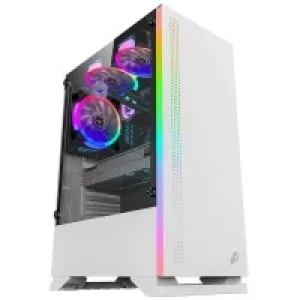 Компьютерний корпус 1STPLAYER BS-3-3R1-WH White без БЖ UA