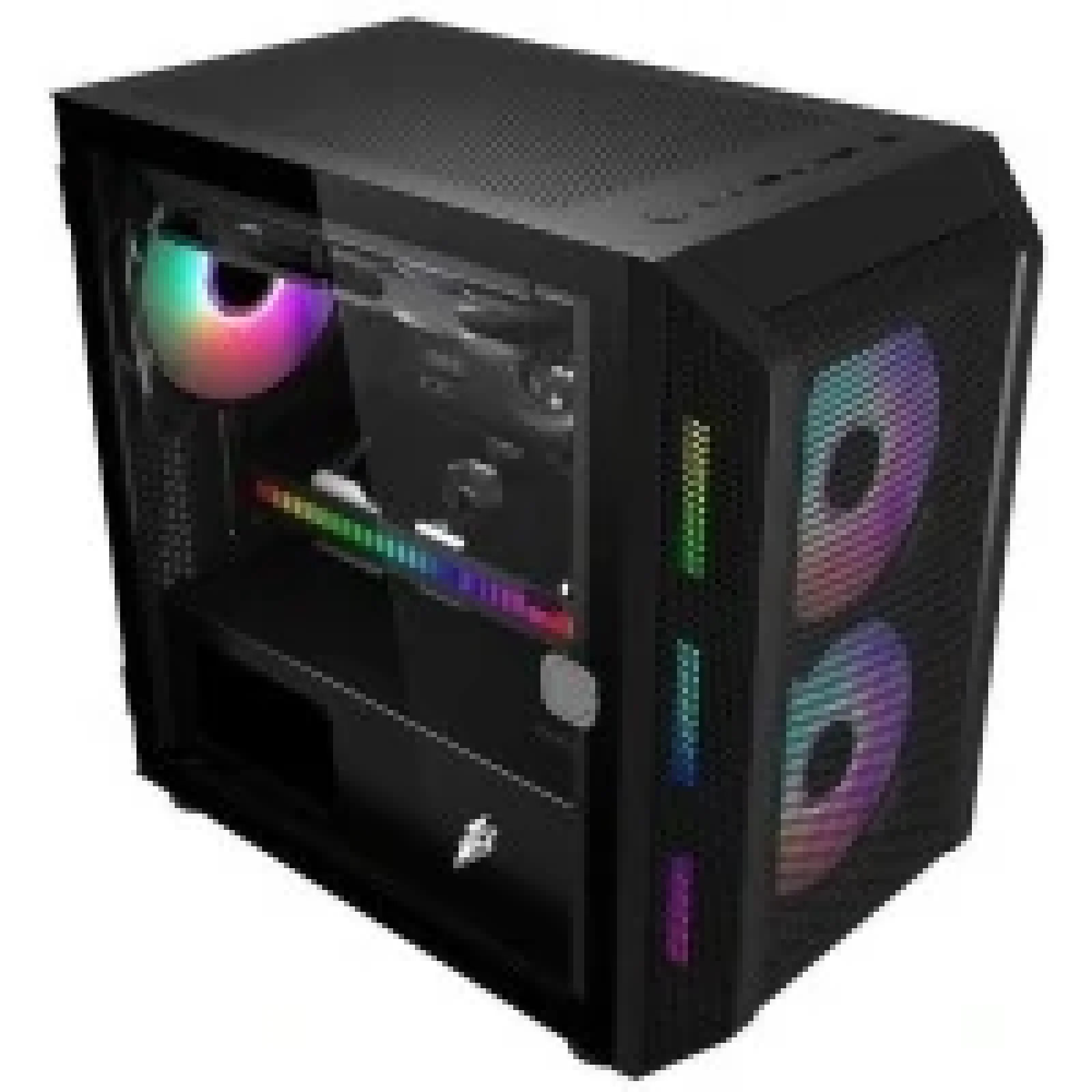 Комп'ютерний корпус 1STPLAYER D3-3F2-PLUS Black без БЖ UA