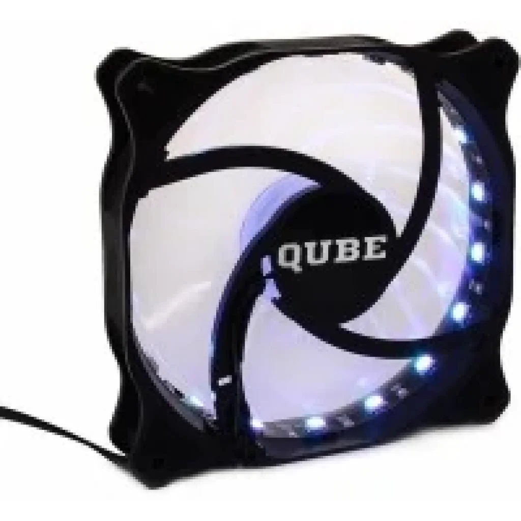 Вентилятор QUBE RGB Aura з світлодіодною підсвіткою (QB-RGB-120-18) UA