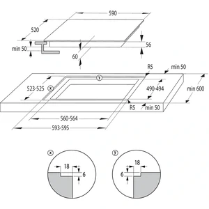 Электрическая варочная поверхность Gorenje GI6401BSCE (MC-IF7017B1-A) UA