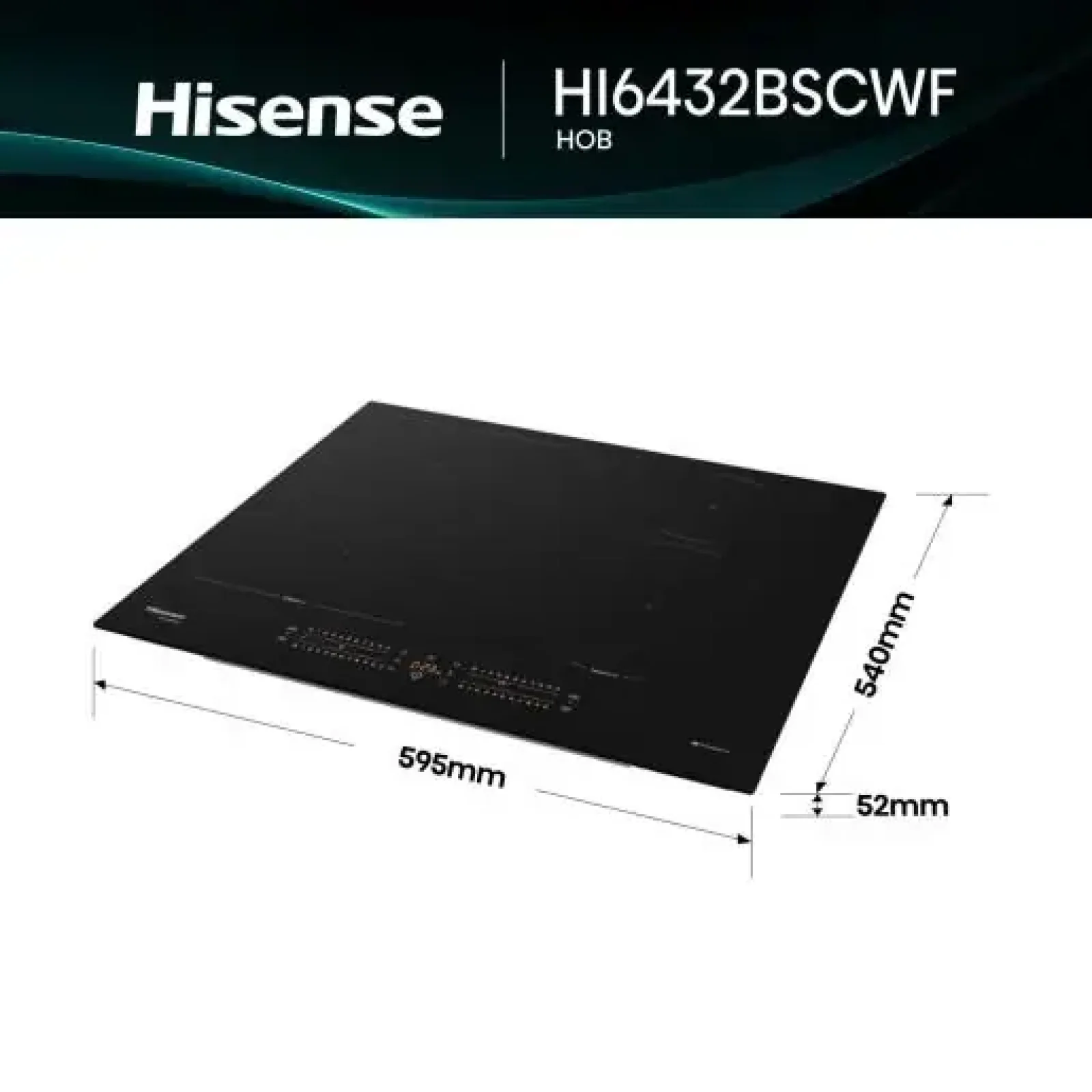 Электрическая варочная поверхность Hisense HI6432BSCWF UA
