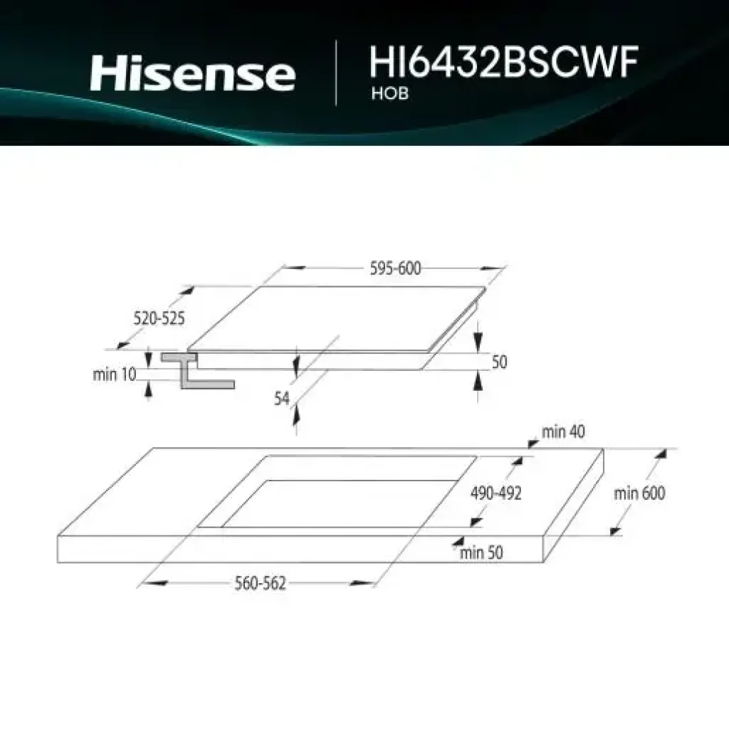 Электрическая варочная поверхность Hisense HI6432BSCWF UA