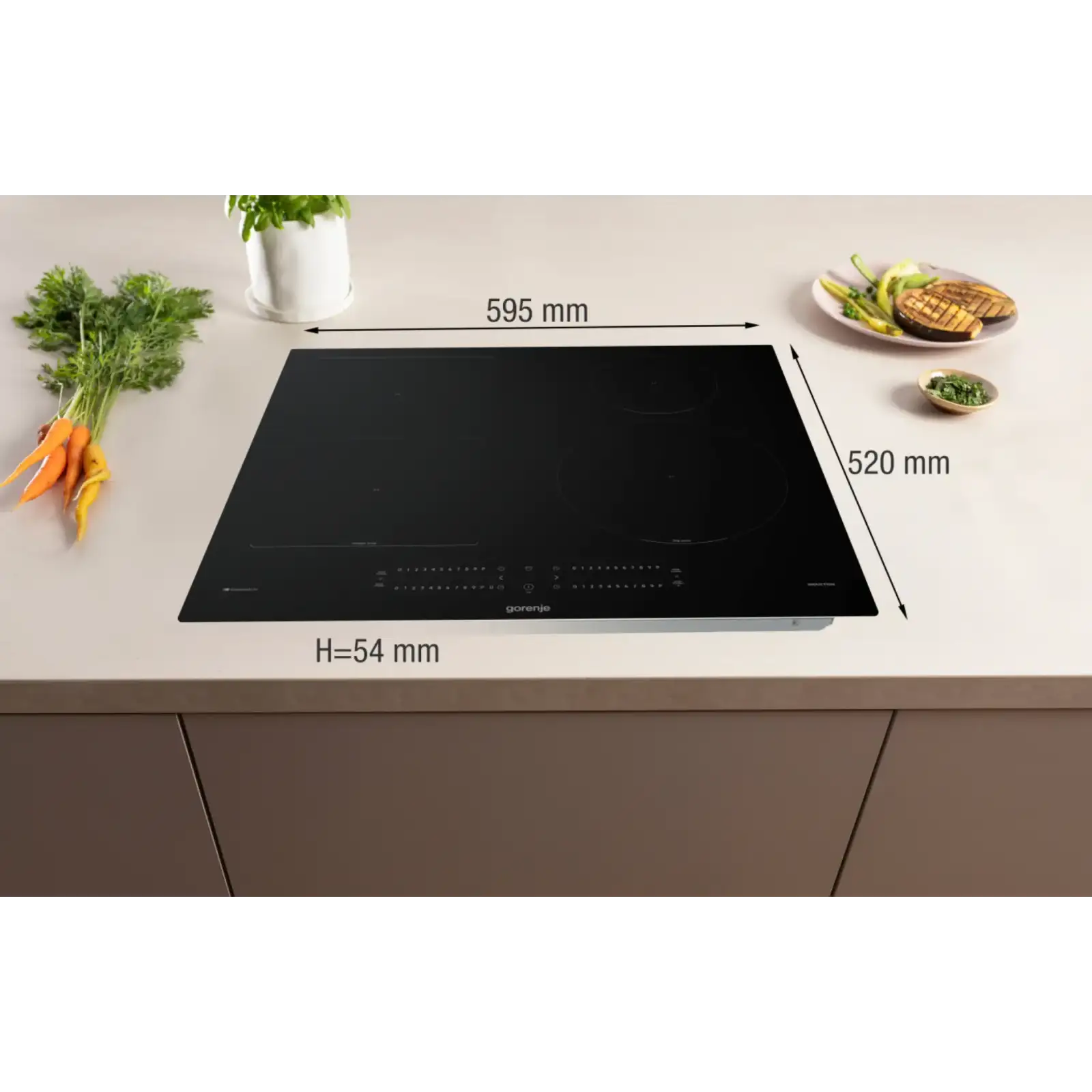 Електрична варильна поверхня Gorenje GI6432BSCWF UA