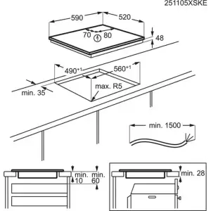 Варильна поверхня електрична Electrolux LIB60420CL UA