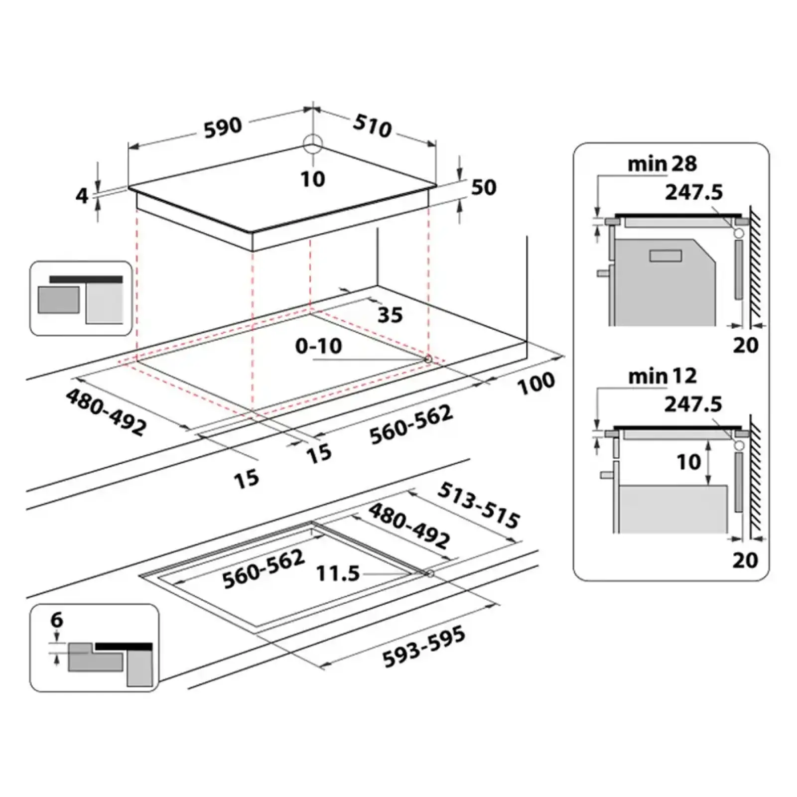 Электрическая варочная поверхность Whirlpool WTX6014DCF UA