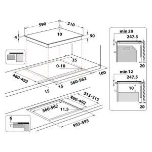 Электрическая варочная поверхность Whirlpool WTX6014DCF UA