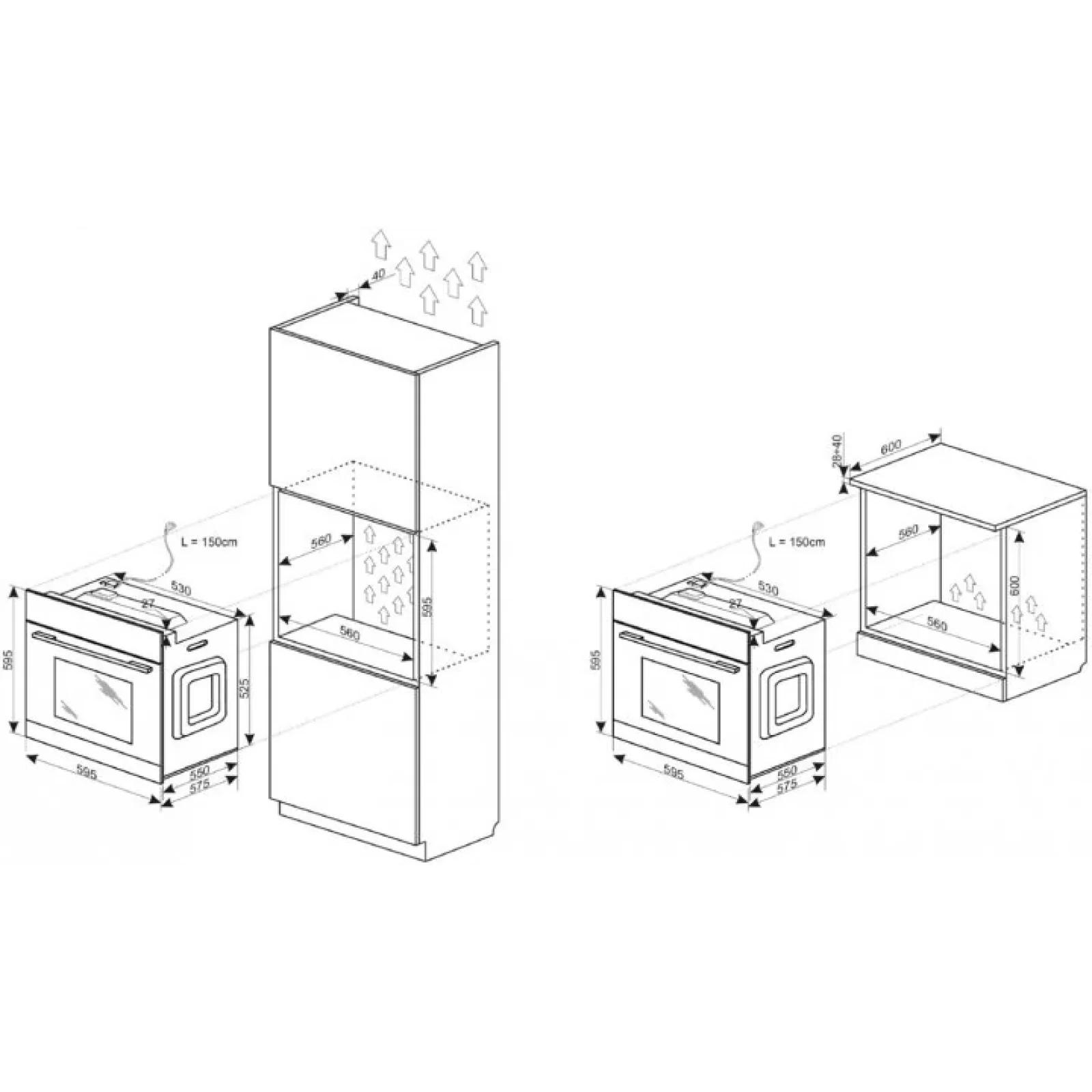 Электрический духовой шкаф Hansa BOESS694097 UA
