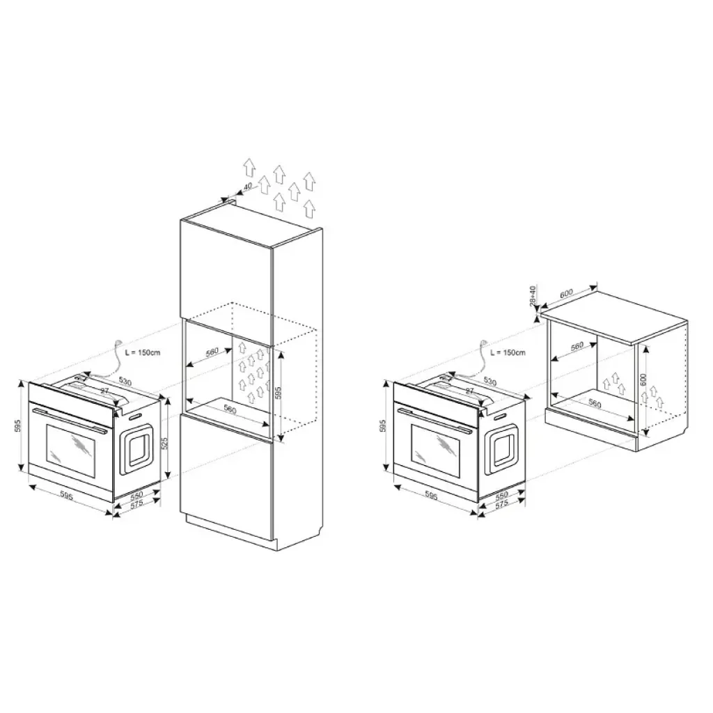 Электрический духовой шкаф Hansa BOES69871 UA