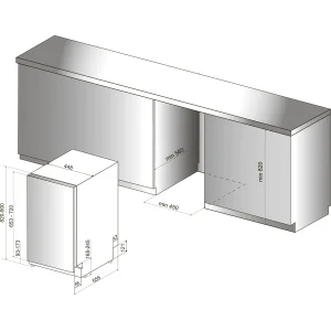 Встр. посудомойка INDESIT DSIE 2B10 UA
