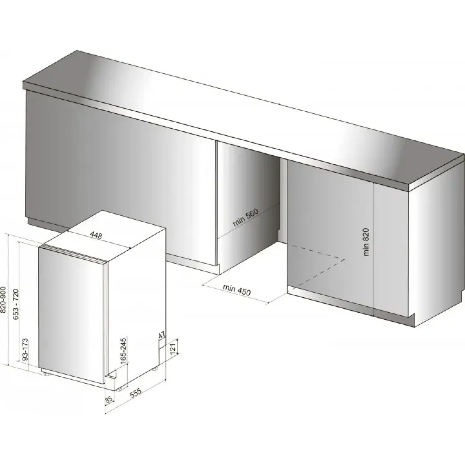 Посудомоечная машина Hotpoint Ariston HSIO 3O35 WFE UA