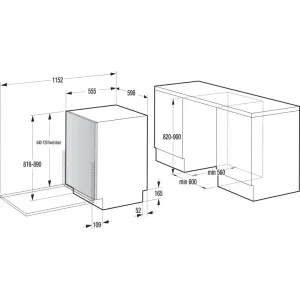 Посудомийна машина Gorenje GV 673 C65 UA