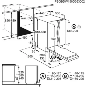 Вбуд. посудомийка ELECTROLUX KEMC3211L UA