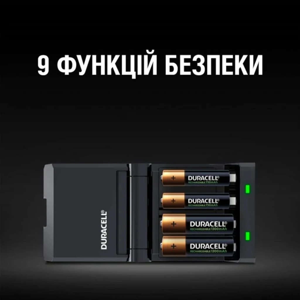 Зарядний пристрій Duracell CEF27+ 2AA1300 + 2AAА750 UA