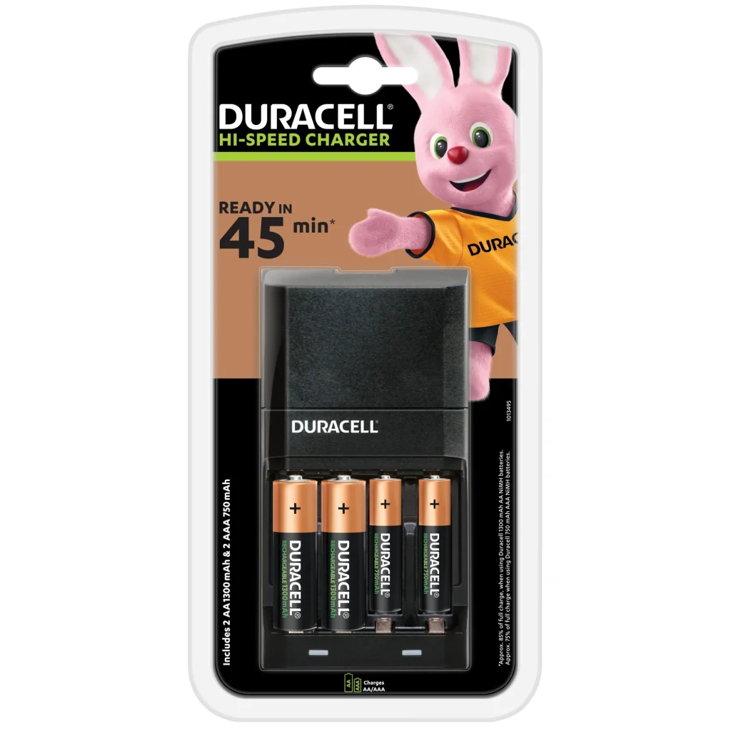 Зарядний пристрій Duracell CEF27+ 2AA1300 + 2AAА750 UA