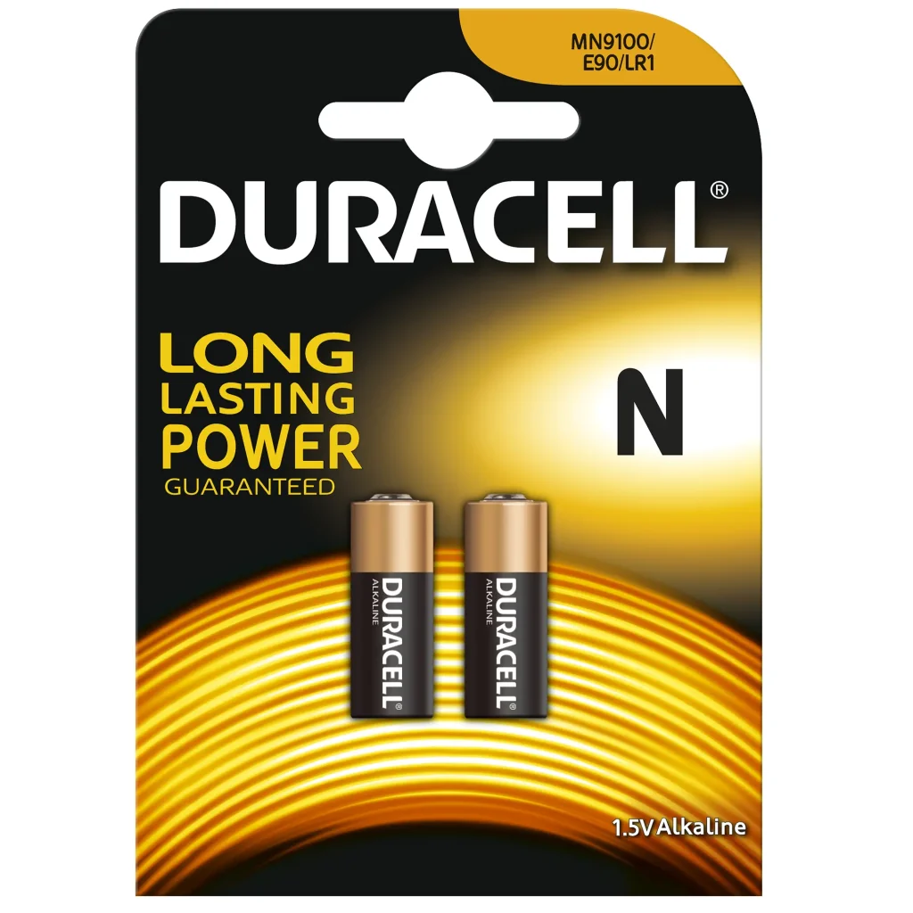 Батарейка Duracell N / MN9100 / LR1 / E90 / 4001 / AM5 2 шт. UA