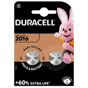 Батарейка Duracell DL2016 DSN 2 шт. UA