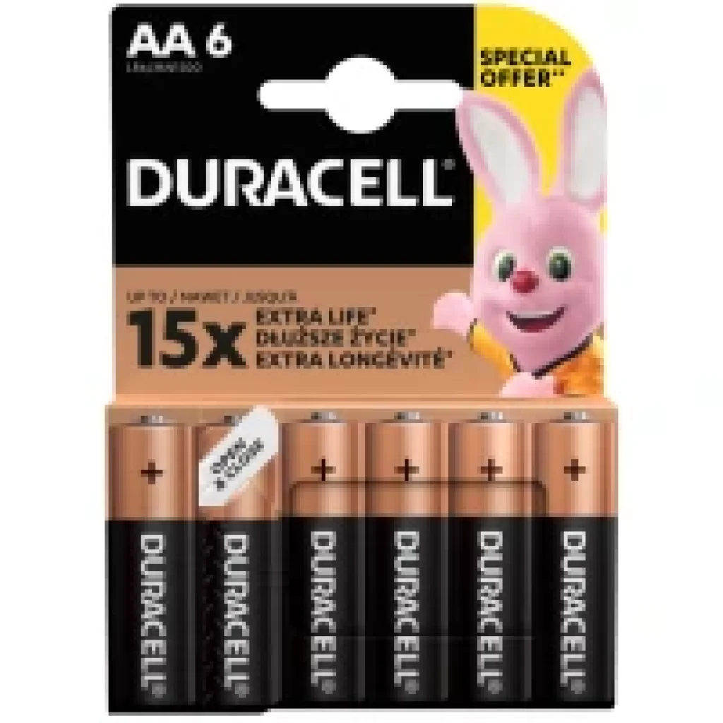 Батарейка Duracell LR06 MN1500 1x6 шт. UA