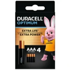 Батарейка Duracell LR03 KPD 04*10 Optimum уп. 1x4 шт. UA