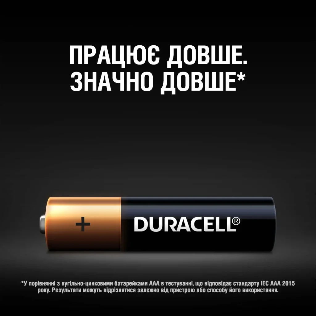 Батарейка Duracell LR03 MN2400 уп. 1х10 шт. UA