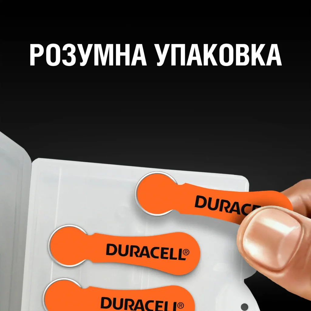 Батарейка Duracell HA 13 уп. 6 шт. UA