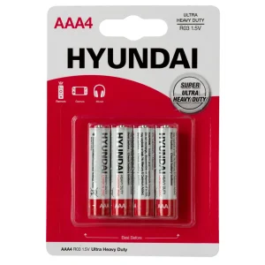 Батарейка Hyundai R03 AAA BL4 Heavy Duty UA