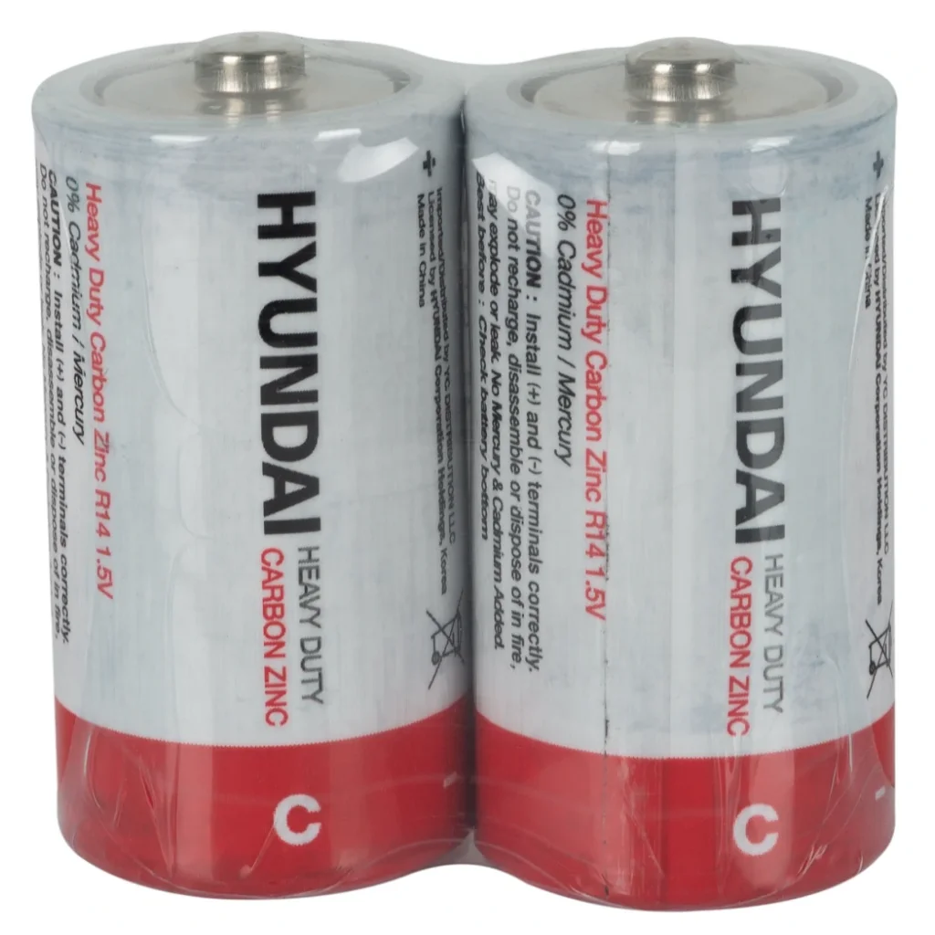 Батарейка HYUNDAI R14 C Shrink 2 Heavy Duty UA