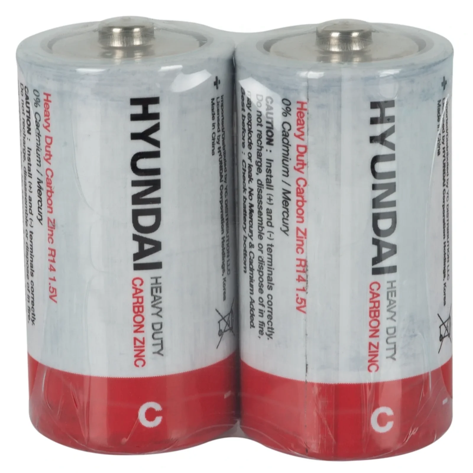 Батарейка HYUNDAI R14 C Shrink 2 Heavy Duty UA