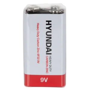 Батарейка Hyundai 6F22 Shrink 1 Heavy Duty UA