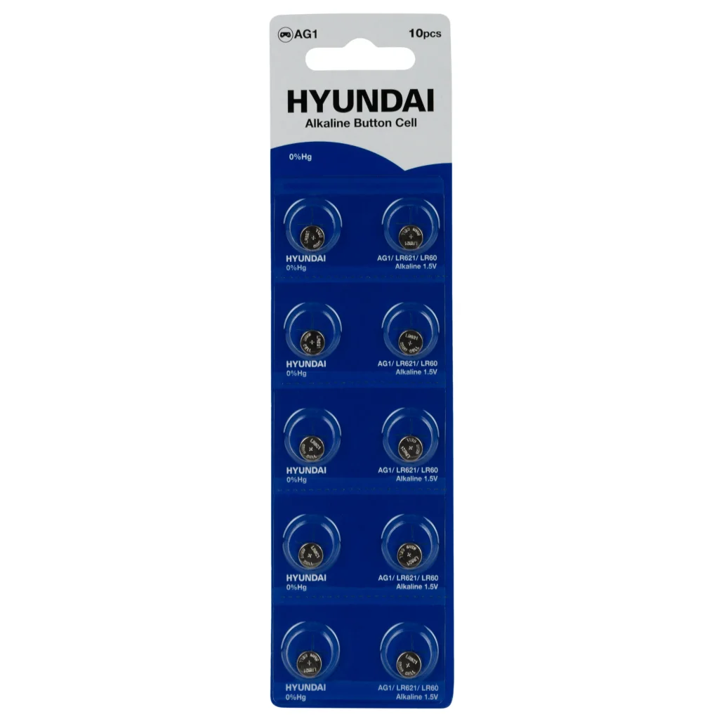 Батарейка Hyundai AG1 Blister 10 UA