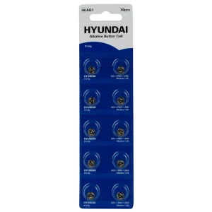 Батарейка Hyundai AG1 Blister 10 UA