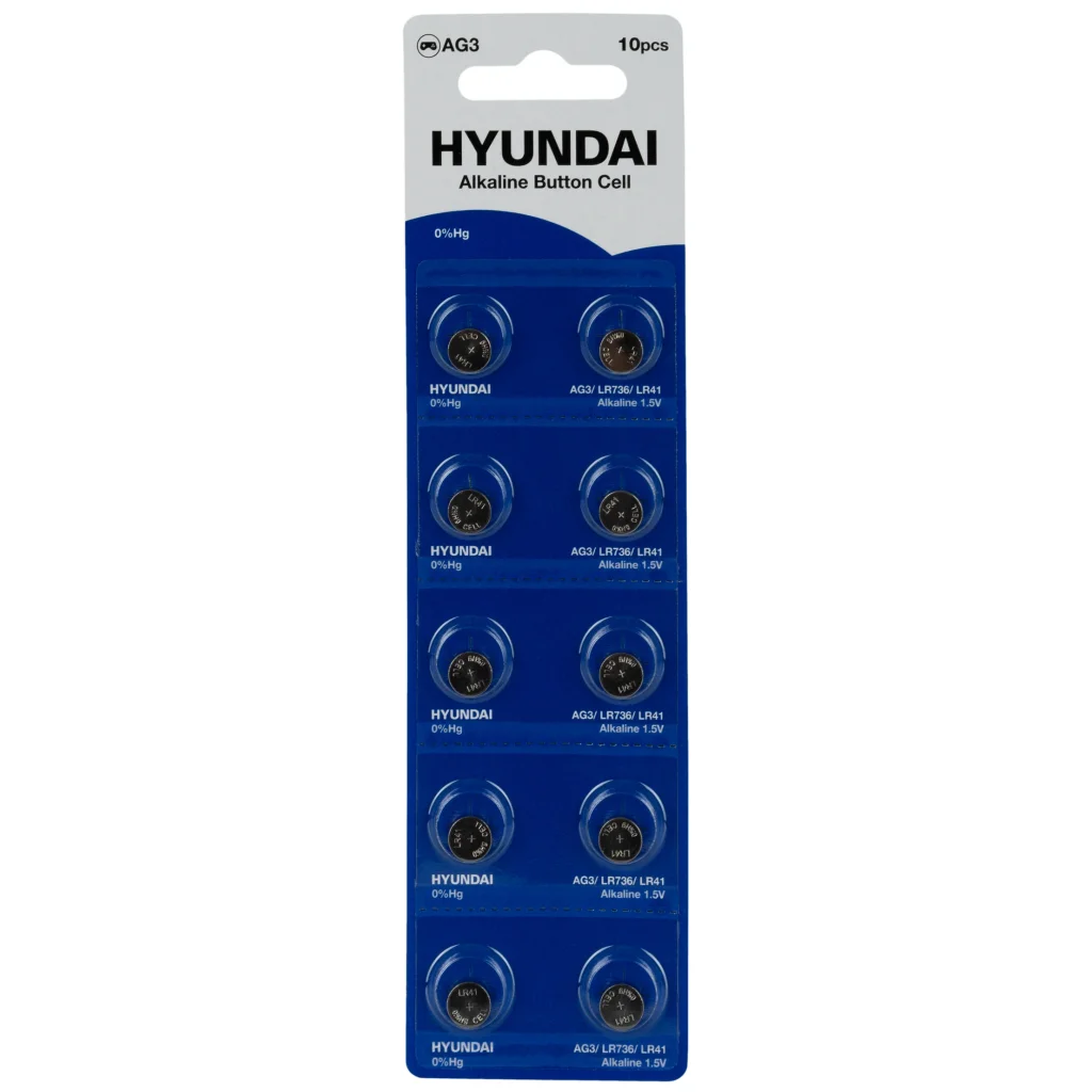 Батарейка Hyundai AG3 Blister 10 UA